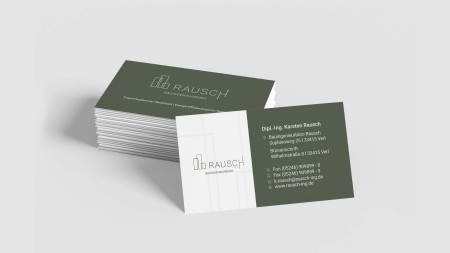 Visitenkarten Bauingenieurbüro Rausch