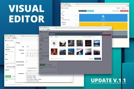 Die neuen Funktionen des Visual Editors