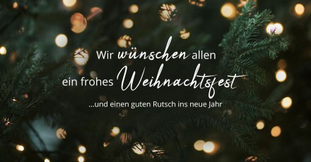 Wir wünschen frohe Weihnachten