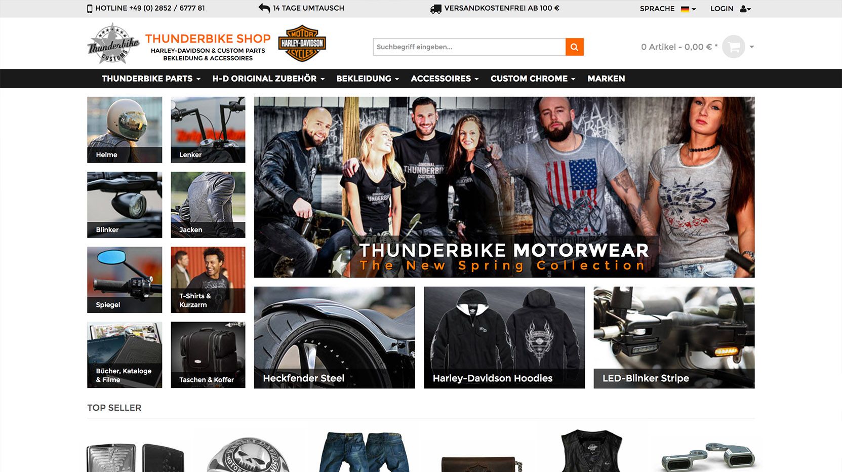 Thunderbike Shop  digidesk - media solutions